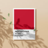 Nottingham Red Forest - White Border Perfect Poster