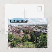 Nottingham Skyline Briefkaart (Voorkant / Achterkant)