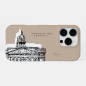 Nottingham Tone Sketch iPhone case Hoesje (Achterkant horizontaal)