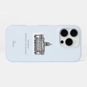 Nottingham Tone Sketch iPhone case Hoesje (Achterkant horizontaal)