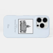 Nottingham Tone Sketch iPhone case Hoesje (Achterkant horizontaal)