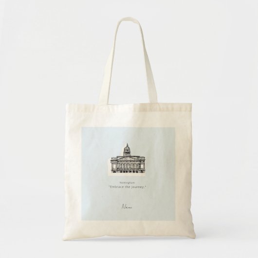 Nottingham Tone Sketch Tote Bag (Voorkant)