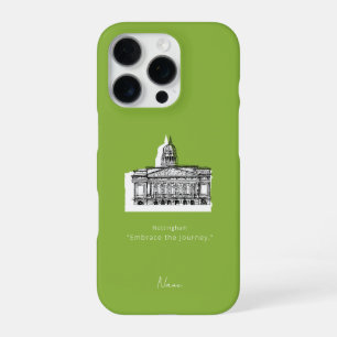 Nottingham Toon Sketch iphone hoesje iPhone 16 Pro Hoesje