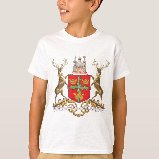 Nottingham wapenschild t-shirt (Voorkant)