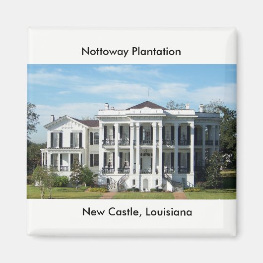Nottoway Plantation Magneet (Voorkant)