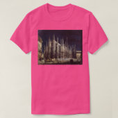 Notturno di Piazza del Duomo a Milano door Angelo T-shirt (Design voorkant)