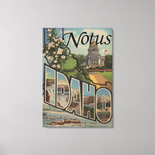 Notus, IdahoLarge Letter ScenesNotus, ID Canvas Afdruk