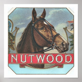 Notwood beroemd Racehorse Poster