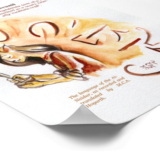 Notyevunil - naar werk door keuze (Ai-Naidari) Poster (Hoek)