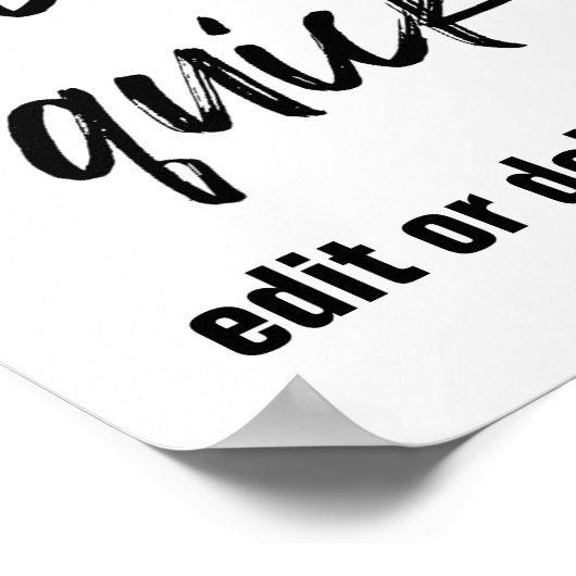 Nou, dat escaleerde snel - custom print (Hoek)