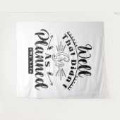 nou dat ging niet zoals gepland #mijn leven grappi wandkleed (Voorkant (horizontaal))
