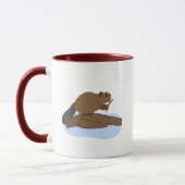 Nou dat is een verrassing Design | Brutaal bever g Mok (Links)