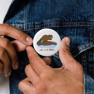 Nou, dat is een verrassing! Ontwerp   Brutaal beve Ronde Button 5,7 Cm