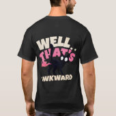 Nou Dat Is Ongelukkig Grappige Spookkat Meme T-shirt (Achterkant)