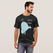 Nou dat is ongemakkelijk  Walvis Dit is ongemakkel T-shirt (Voorkant volledig)