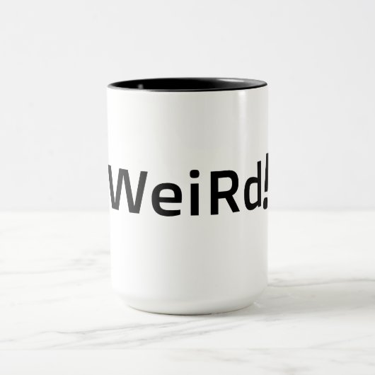 Nou, dat is raar leuk citaat mok (Midden)