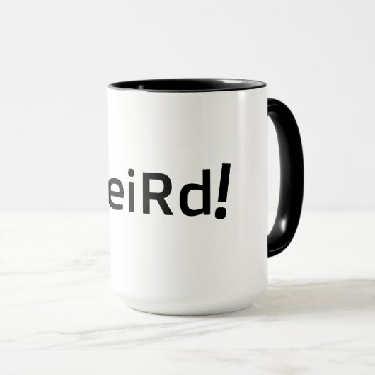 Nou, dat is raar leuk citaat mok (Voorkant rechts)