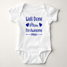 Nou en neer mama Bodysuit Shirt-Baby Boy Shirt-