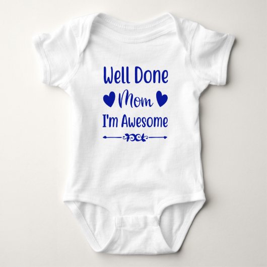Nou en neer mama Bodysuit Shirt-Baby Boy Shirt- (Voorkant)