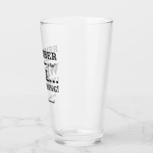 Nou... - Grappig Groomsman voorstel Glas (Links)