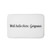 Nou hallo daar, prachtige badmat (Voorkant)