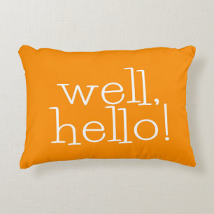 Nou, Hallo! Typografie Accent Kussen