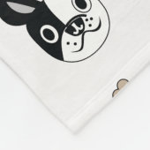 Nou, ik ben Doggo Throw Blanket Fleece Deken (Hoek)