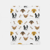 Nou, ik ben Doggo Throw Blanket Fleece Deken (Voorkant)