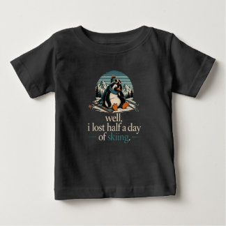 Nou, ik ben een halve dag skiën kwijt Penguin T-sh