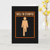 Nou, ik ben opgestoken Fun Bot Amputee Prothese Kaart (Gele Bloem)