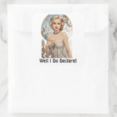 Nou, ik verklaar het! Sexy Sticker Mucha Style (Tas)