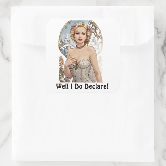 Nou, ik verklaar het! Sexy Sticker Mucha Style (Tas)