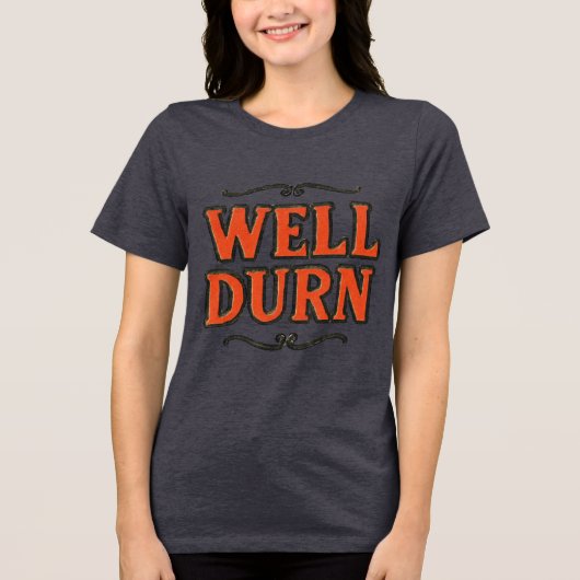 Nou ja Tri-Blend shirt (Voorkant)