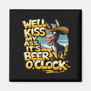 Nou, kus mijn bierklokje, bier drinken magneet