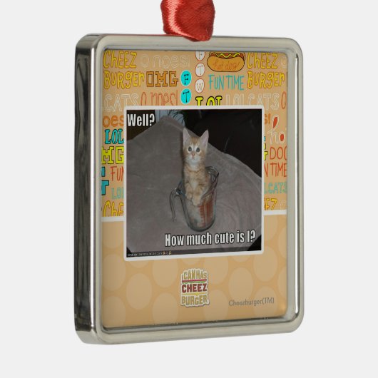 Nou? Metalen Ornament (Rechts)