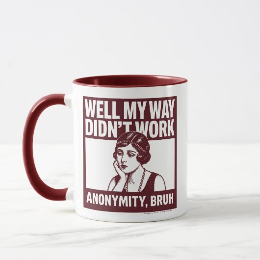 Nou, mijn manier werkte niet - Vrouw - Mok (Links)