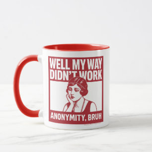 Nou, mijn manier werkte niet - Vrouw - Mok