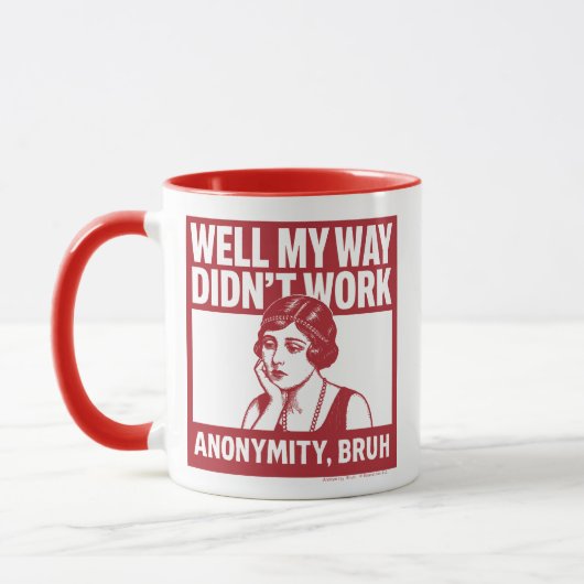 Nou, mijn manier werkte niet - Vrouw - Mok (Links)