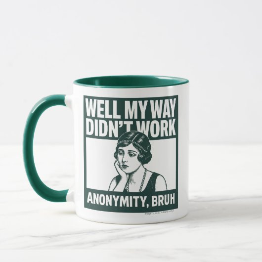 Nou, mijn manier werkte niet - Vrouw - Mok (Links)