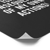 Nou, nou, als het niet de gevolgen zijn poster (Hoek)