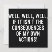 Nou, nou, als het niet de gevolgen zijn save the date (Voorkant)