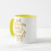 Nou, sla m'n buik en noem me een koekje. mok (Voorkant links)