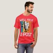 Nou, stop het erin Post vintage T-shirt (Voorkant volledig)