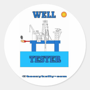 Nou Tester, olieveld Sticker