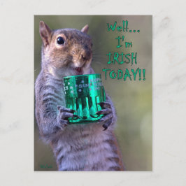 "Nou... Vandaag ben ik Iers!" Briefkaart