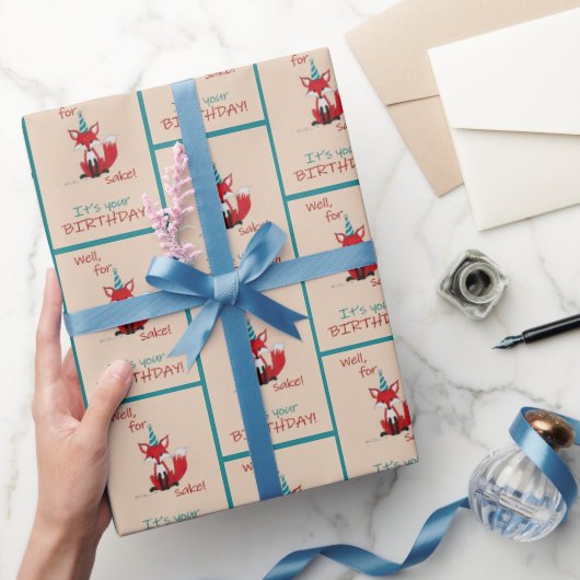 Nou, voor de vossen! cadeaupapier (Geschenken)