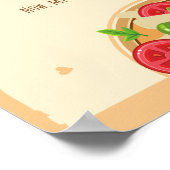 Nou, vrienden, we gaan voor pizza poster (Hoek)