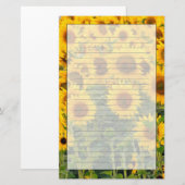 Nou, VS, Colorado, Zonnebloemen Briefpapier (Voorkant / Achterkant)