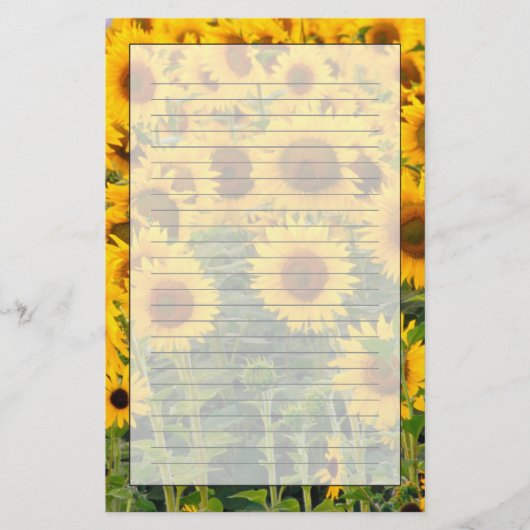 Nou, VS, Colorado, Zonnebloemen Briefpapier (Voorkant)