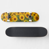 Nou, VS, Colorado, Zonnebloemen Skateboard (Horizontaal)